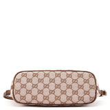 Gucci 039 1103 Beige Brown GG Boat Pochette