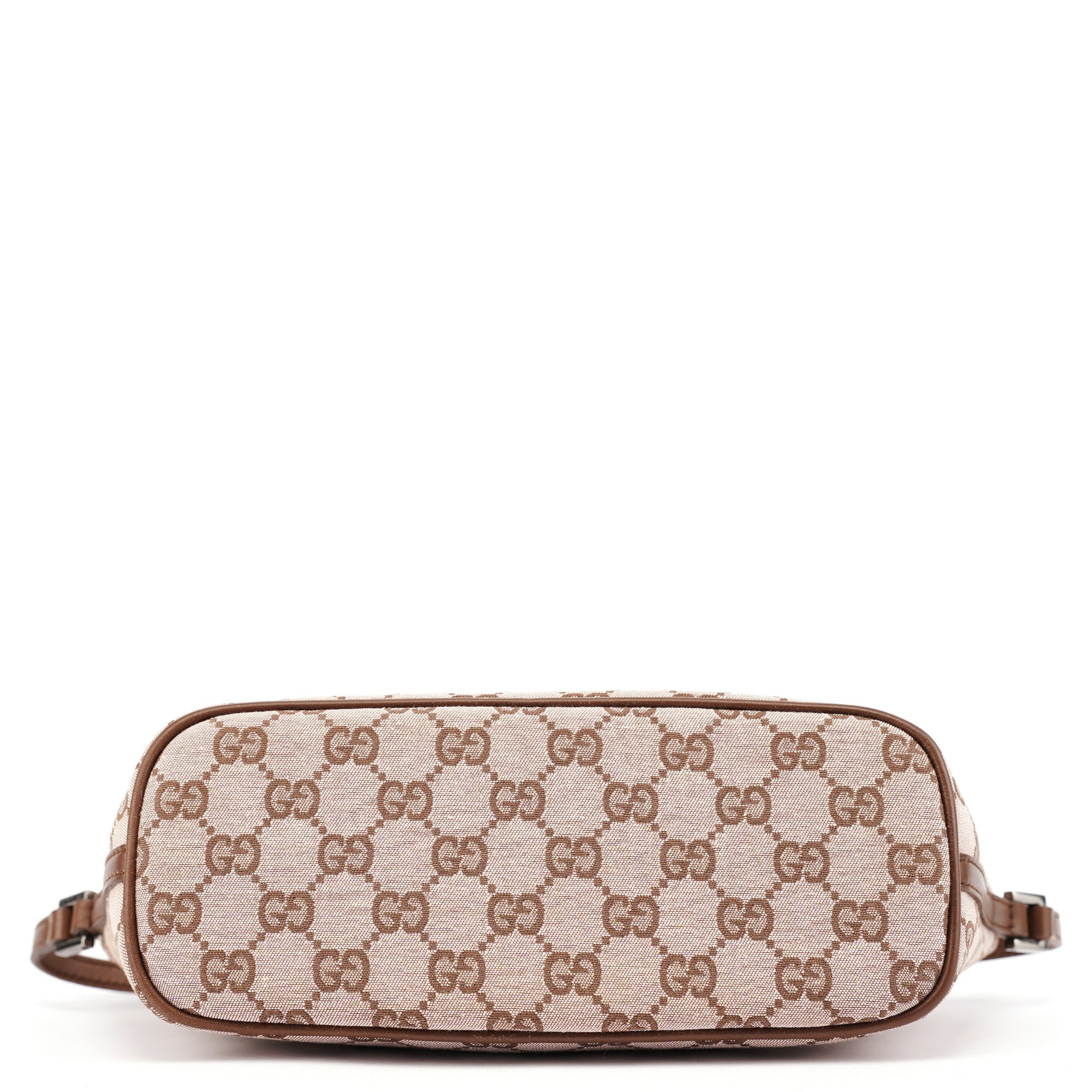 Gucci 039 1103 Beige Brown GG Boat Pochette