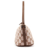 Gucci 039 1103 Beige Brown GG Boat Pochette