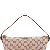 Gucci 039 1103 Beige Brown GG Boat Pochette