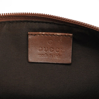 Gucci 039 1103 Beige Brown GG Boat Pochette