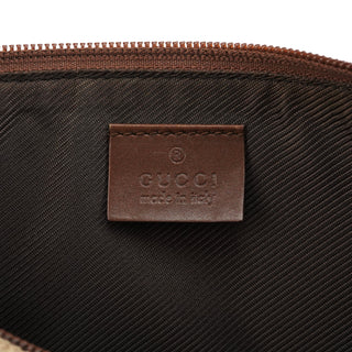 Gucci 039 1103 Beige Brown GG Boat Pochette