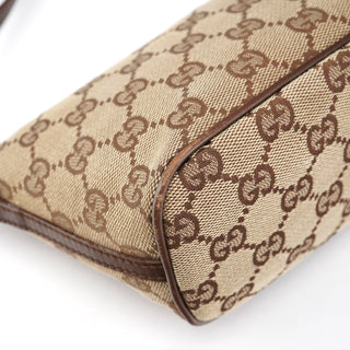Gucci 039 1103 Beige Brown GG Boat Pochette