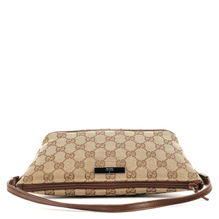 Gucci 039 1103 Beige Brown GG Boat Pochette