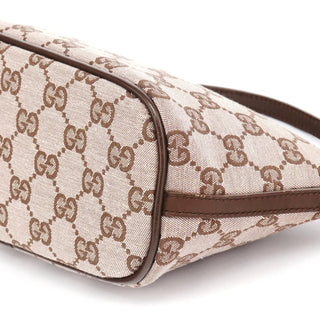 Gucci 039 1103 Beige Brown GG Boat Pochette