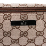 Gucci 039 1103 Beige Brown GG Boat Pochette