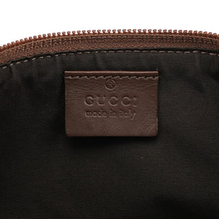 Gucci 039 1103 Beige Brown GG Boat Pochette