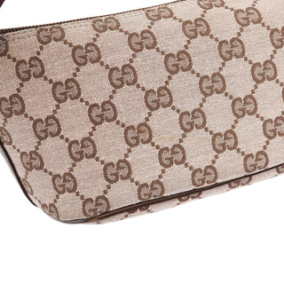 Gucci 039 1103 Beige Brown GG Boat Pochette