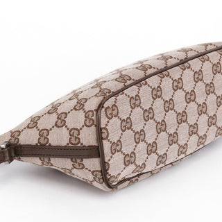 Gucci 039 1103 Beige Brown GG Boat Pochette