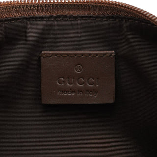 Gucci 039 1103 Beige Brown GG Boat Pochette