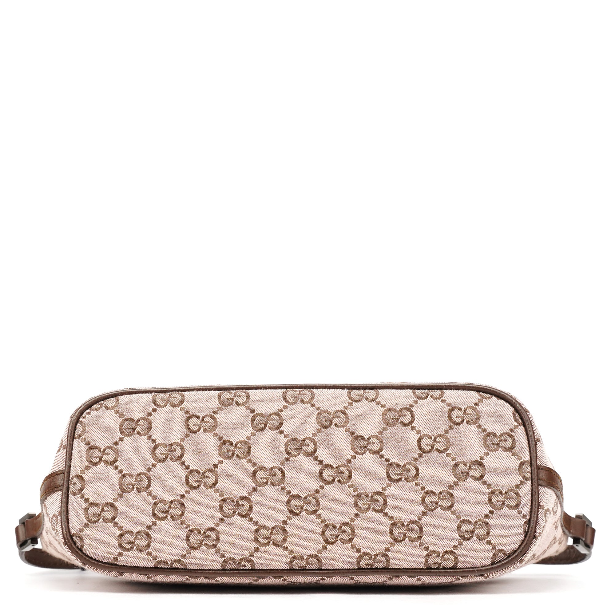 Gucci 039 1103 GG Boat Pochette in Beige und Braun