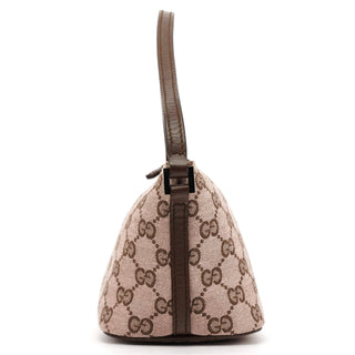 Gucci 039 1103 Beige Brown GG Boat Pochette
