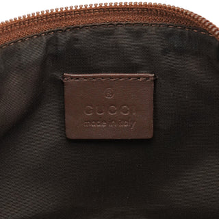 Gucci 039 1103 Beige Brown GG Boat Pochette