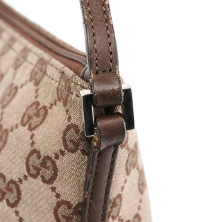 Gucci 039 1103 Beige Brown GG Boat Pochette