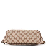 Gucci 039 1103 Beige Brown GG Boat Pochette