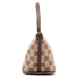 Gucci 039 1103 Beige Brown GG Boat Pochette