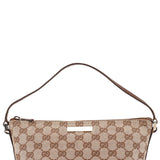Gucci 039 1103 Beige Brown GG Boat Pochette