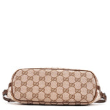 Gucci 039 1103 Beige Brown GG Boat Pochette