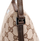 Gucci 039 1103 Beige Brown GG Boat Pochette