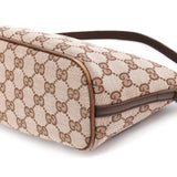 Gucci 039 1103 Beige Brown GG Boat Pochette