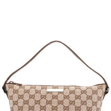 Gucci 039 1103 Beige Brown GG Boat Pochette