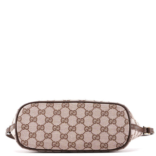 Gucci 039 1103 Beige Brown GG Boat Pochette