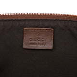 Gucci 039 1103 Beige Brown GG Boat Pochette