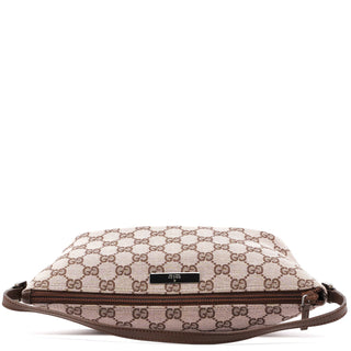 Gucci 039 1103 Beige Brown GG Boat Pochette