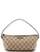 Gucci 039 1103 Beige Brown GG Boat Pochette