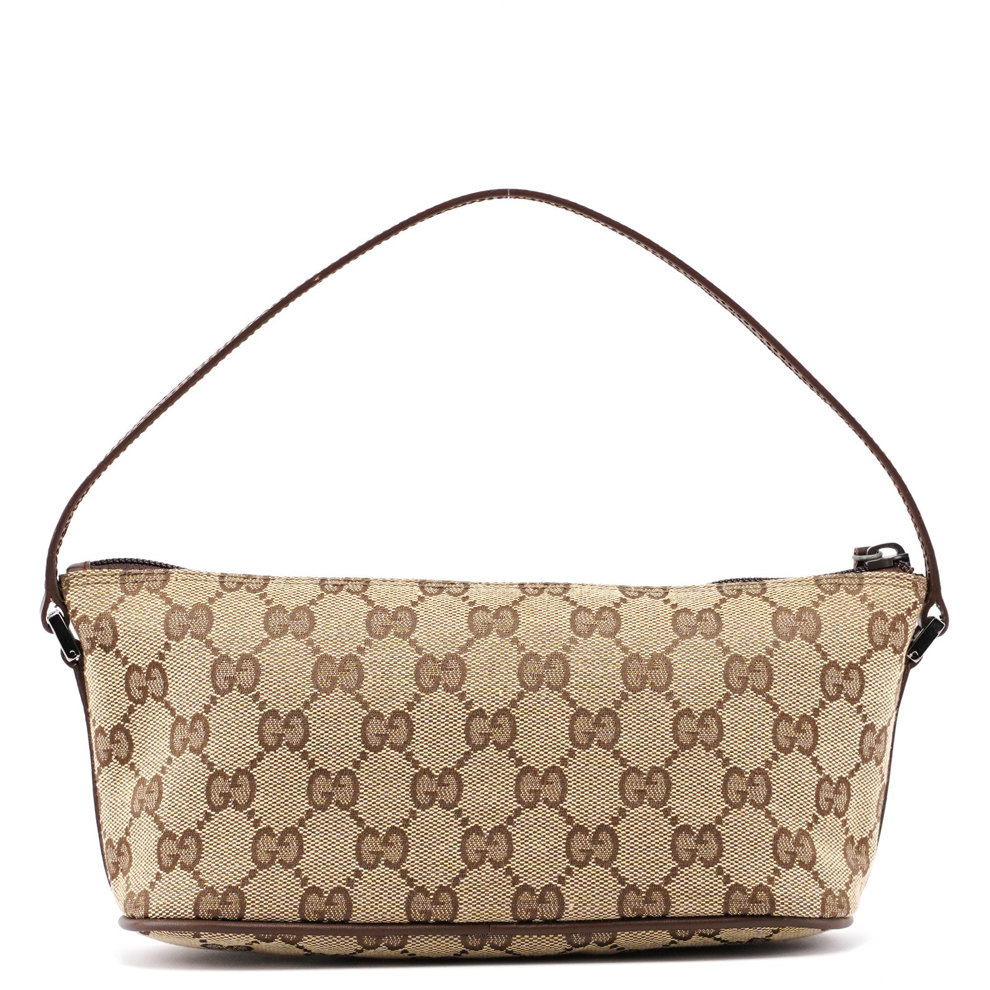 Gucci 039 1103 Beige Brown GG Boat Pochette