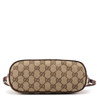 Gucci 039 1103 Beige Brown GG Boat Pochette