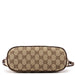 Gucci 039 1103 Beige Brown GG Boat Pochette