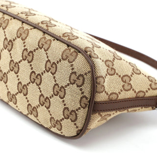 Gucci 039 1103 Beige Brown GG Boat Pochette