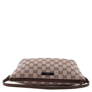 Gucci 039 1103 Beige Brown GG Boat Pochette