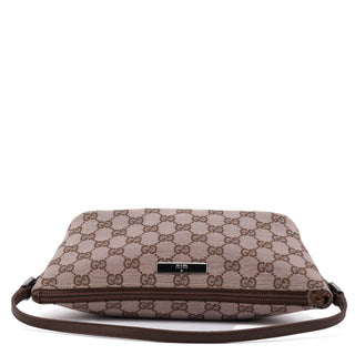 Gucci 039 1103 Beige Brown GG Boat Pochette