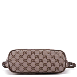 Gucci 039 1103 Beige Brown GG Boat Pochette