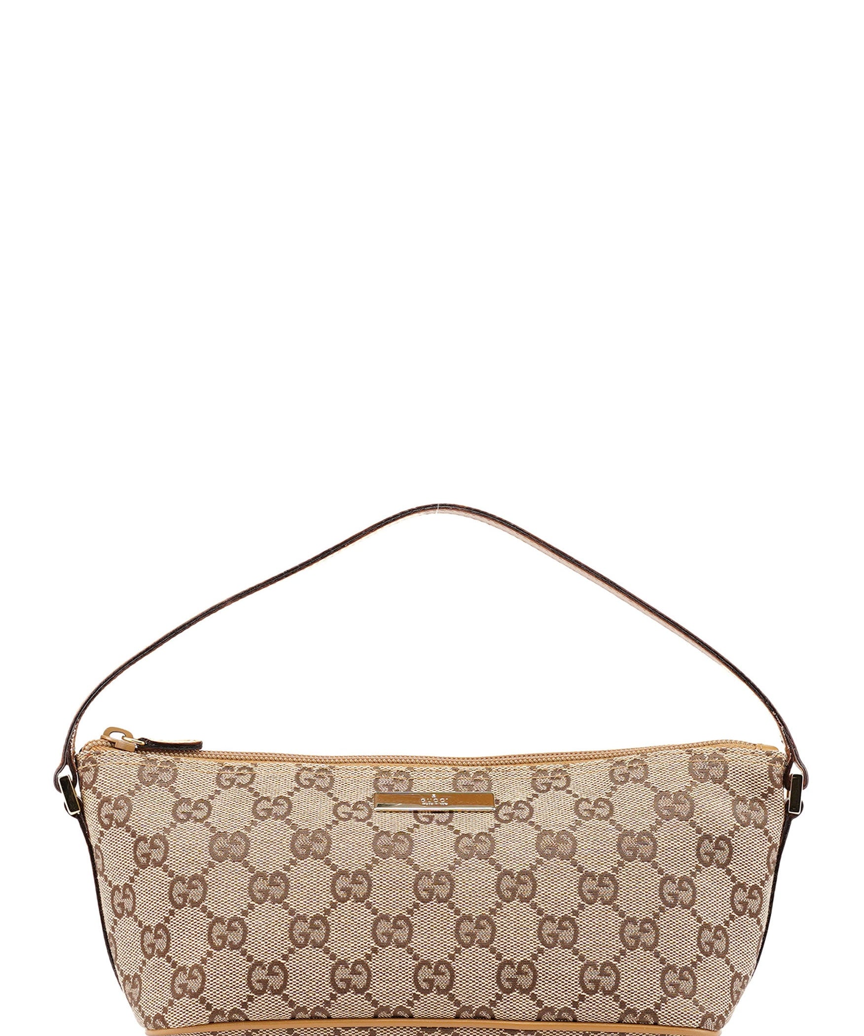 Gucci 039 1103 Beige GG Boat Pochette