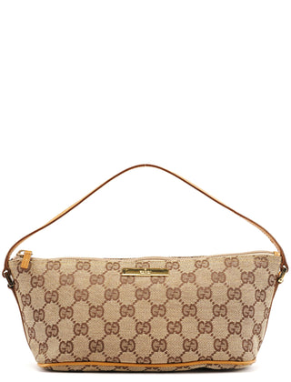 Gucci 039 1103 Beige GG Boat Pochette