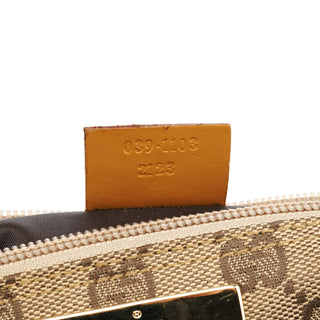 Gucci 039 1103 Beige GG Boat Pochette