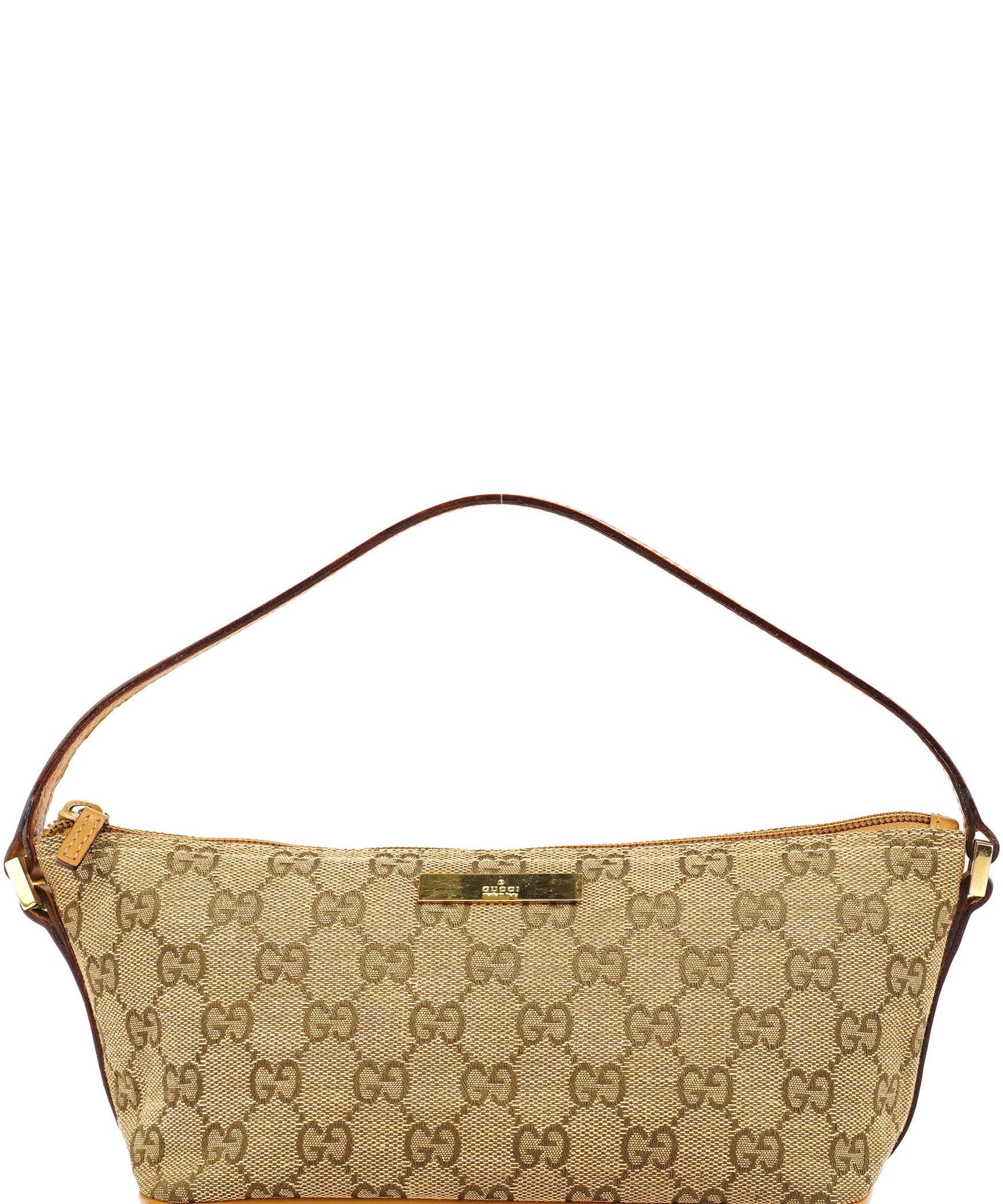 Gucci 039 1103 Beige GG Boat Pochette