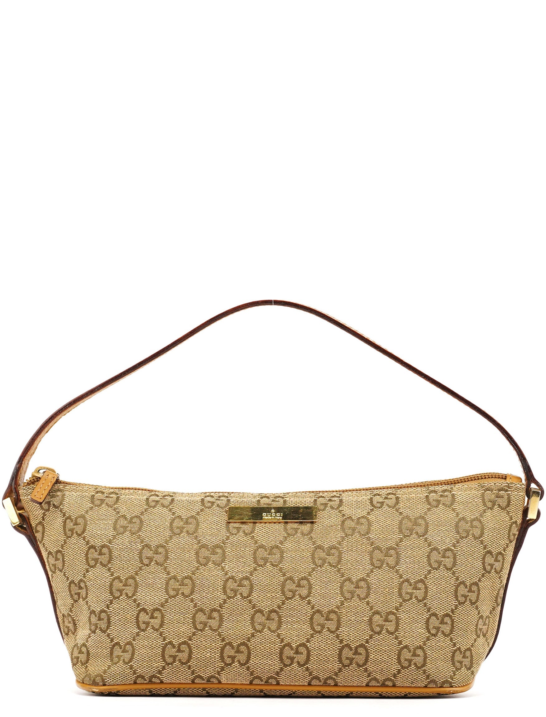 Gucci 039 1103 Beige GG Boat Pochette