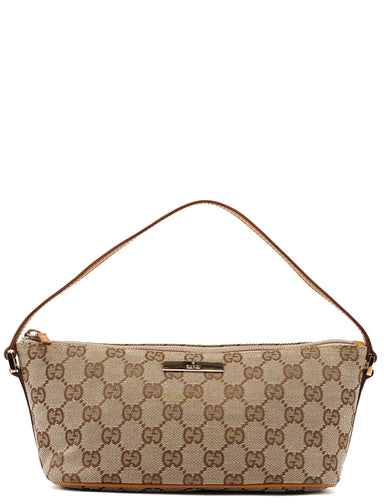 Gucci 039 1103 Beige GG Boat Pochette