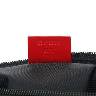 Gucci 039 1103 Beige Red GG Boat Pochette