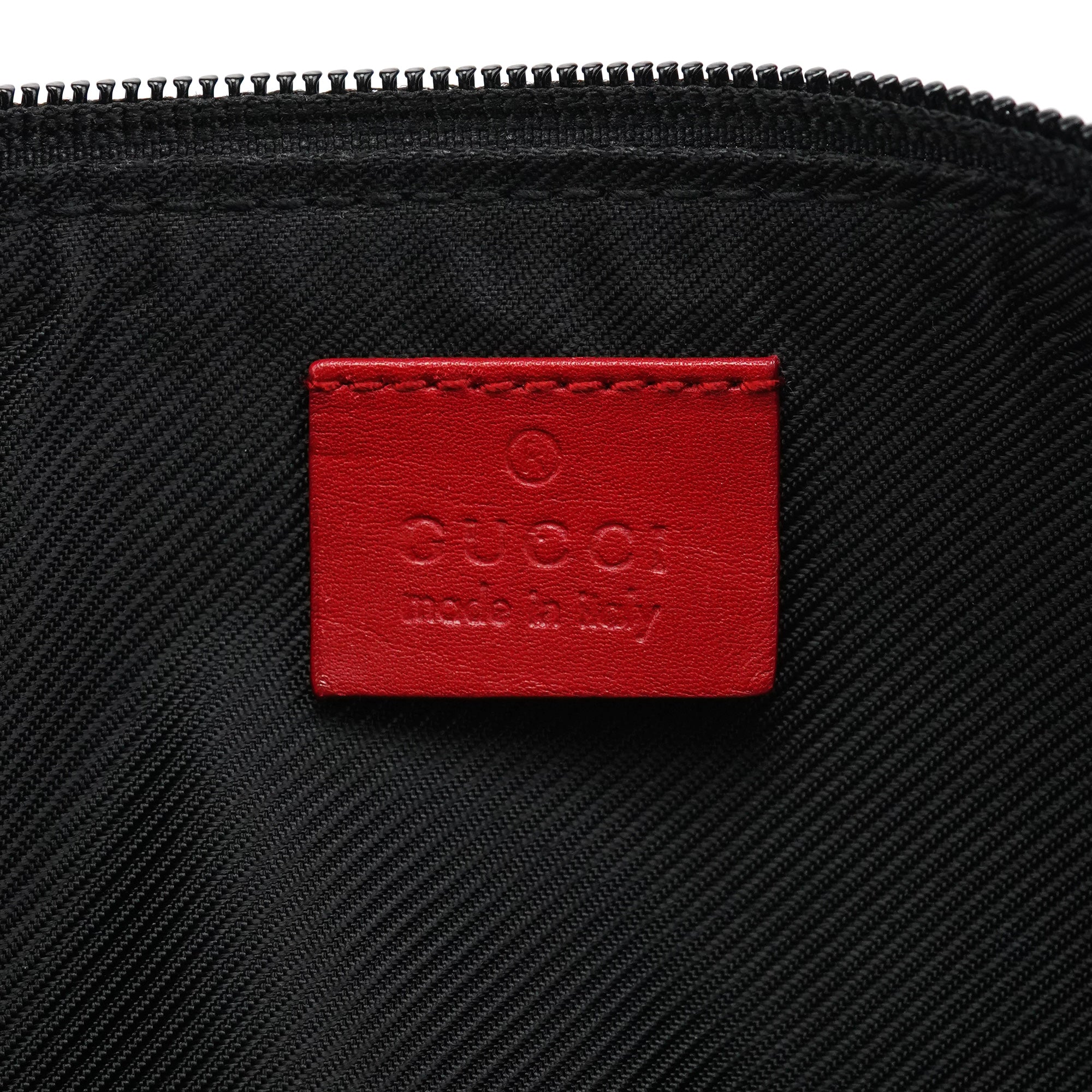 Gucci 039 1103 Beige Red GG Boat Pochette