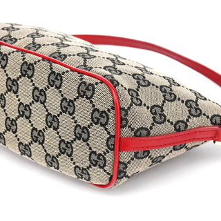 Gucci 039 1103 Beige Red GG Boat Pochette