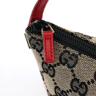 Gucci 039 1103 Beige Red GG Boat Pochette