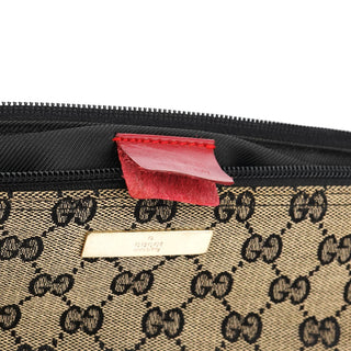Gucci 039 1103 Beige Red GG Boat Pochette