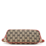 Gucci 039 1103 Beige Red GG Boat Pochette