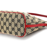 Gucci 039 1103 Beige Red GG Boat Pochette