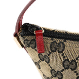 Gucci 039 1103 Beige Red GG Boat Pochette